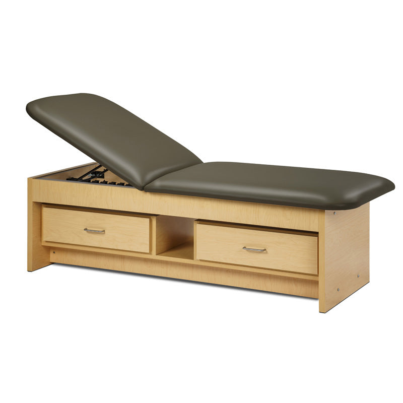 Clinton 3913 KD Panel Leg Series Couch with Drawers | QuinceMedical.com