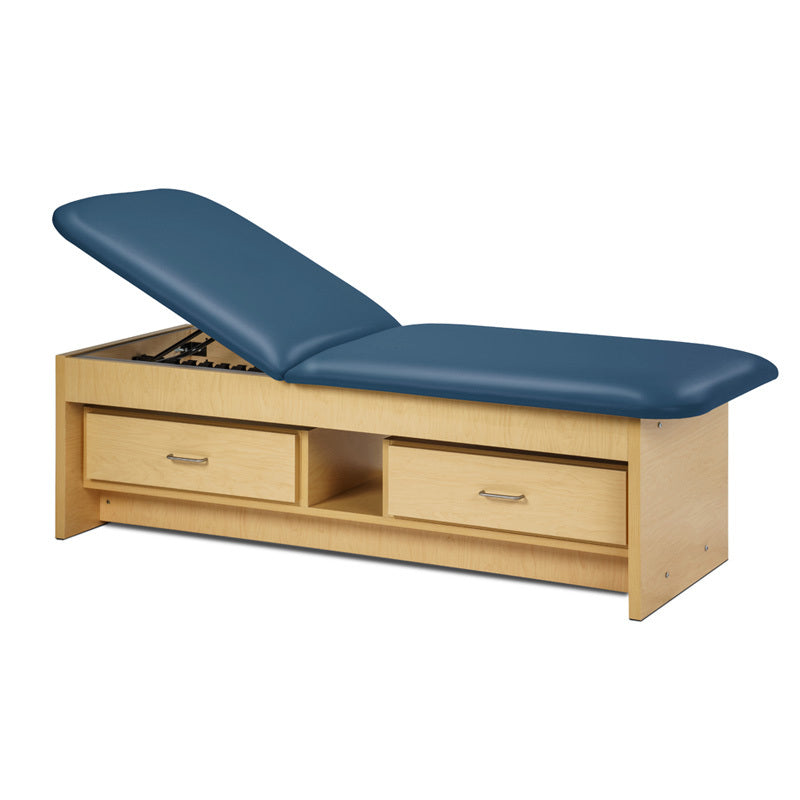 Clinton 3913 KD Panel Leg Series Couch with Drawers | QuinceMedical.com