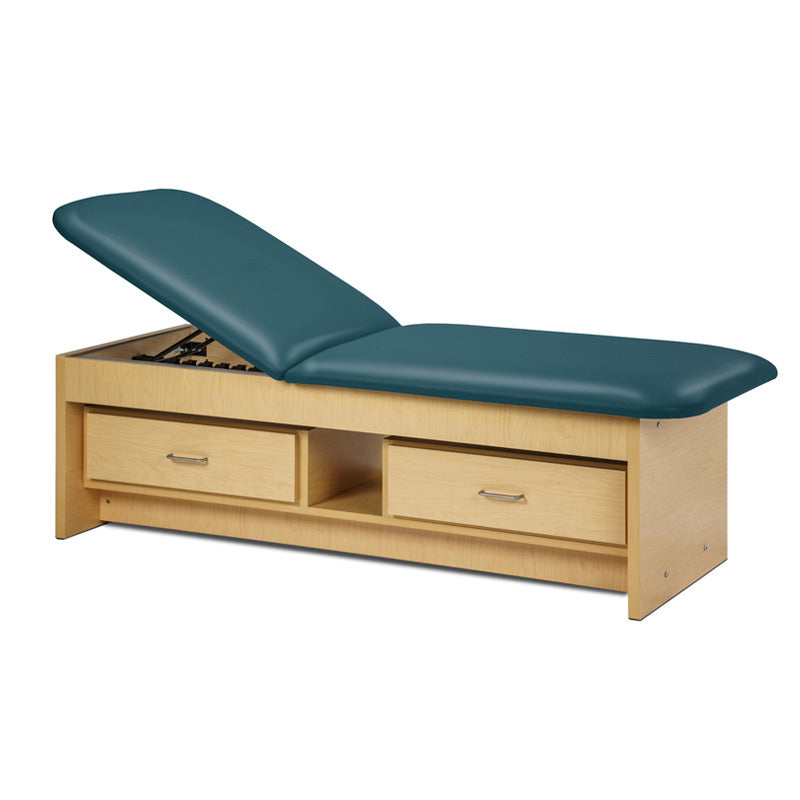Clinton 3913 KD Panel Leg Series Couch with Drawers | QuinceMedical.com