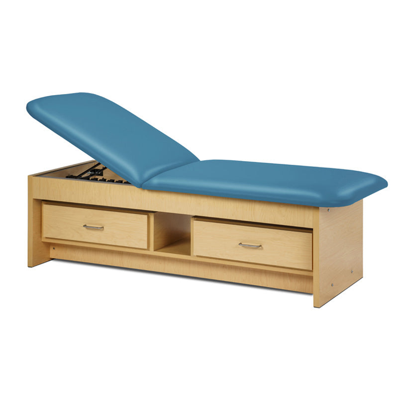 Clinton 3913 KD Panel Leg Series Couch with Drawers | QuinceMedical.com