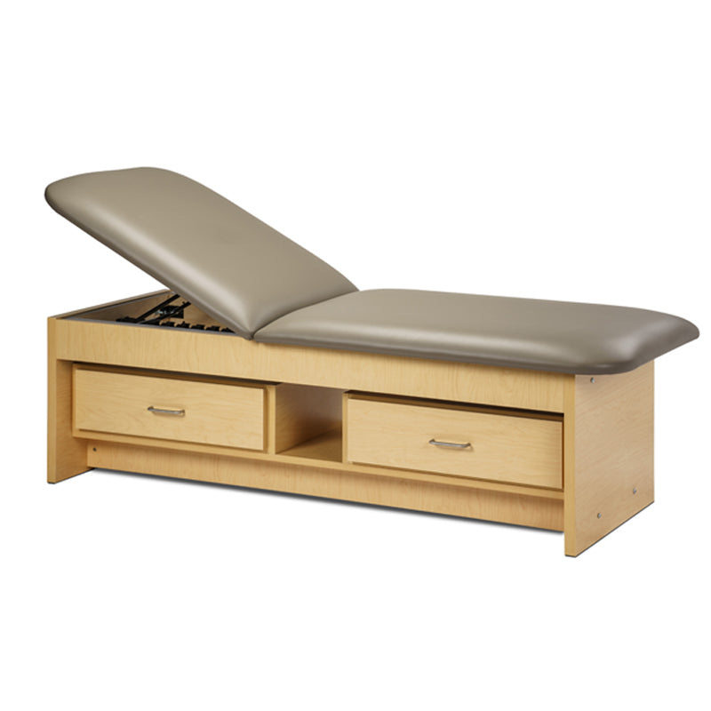 Clinton 3913 KD Panel Leg Series Couch with Drawers | QuinceMedical.com