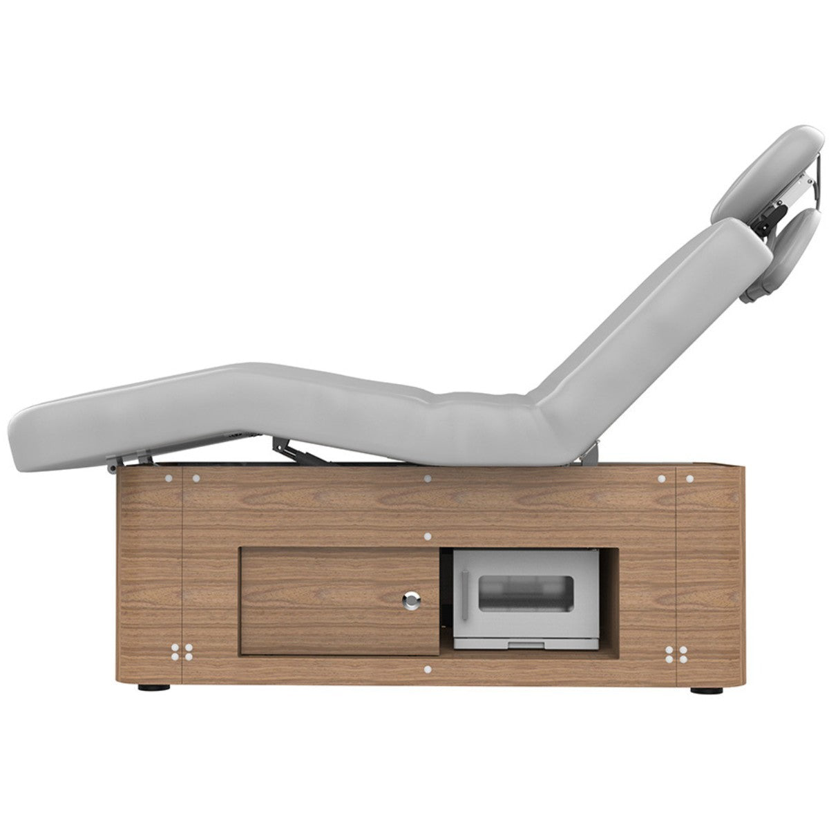 SilverFox 2285B Three-Motor Electric Spa and Treatment Table with Storage Cabinet