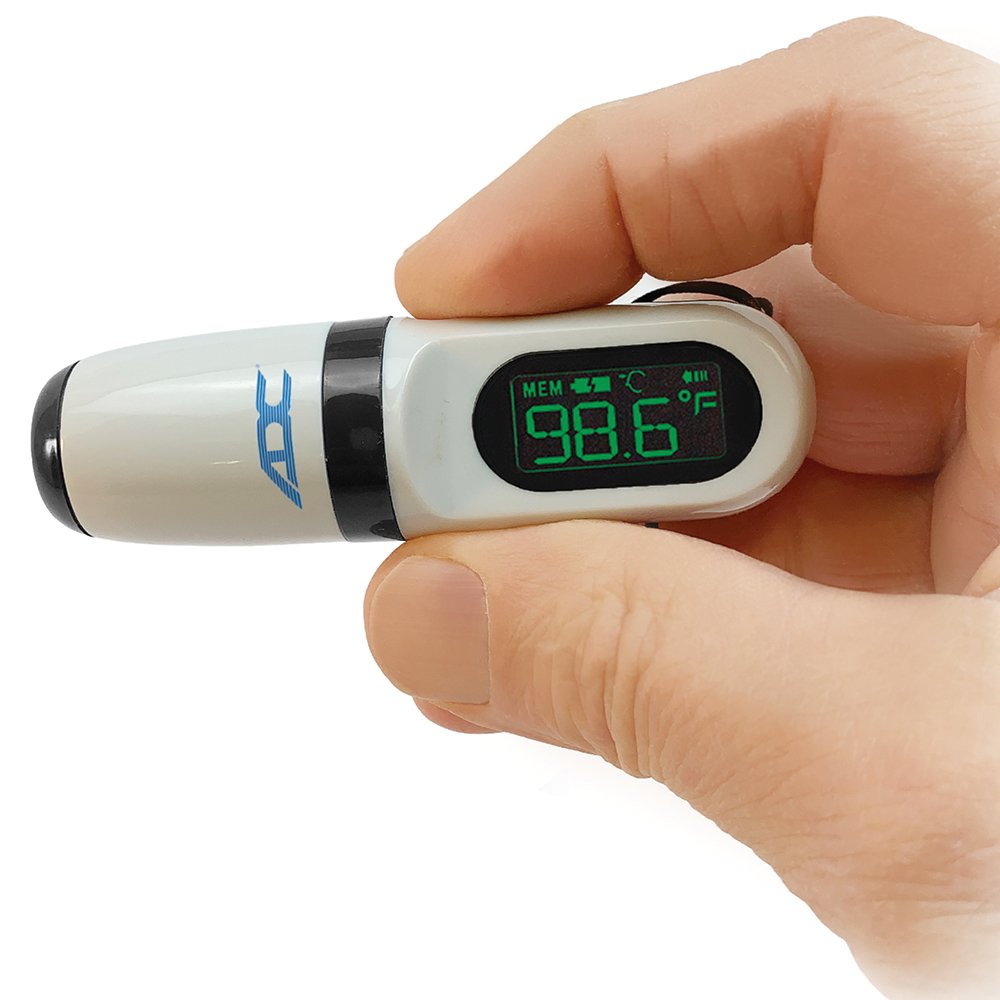 Mini Non-Contact Forehead Thermometer with Retractable Lanyard (US Only)
