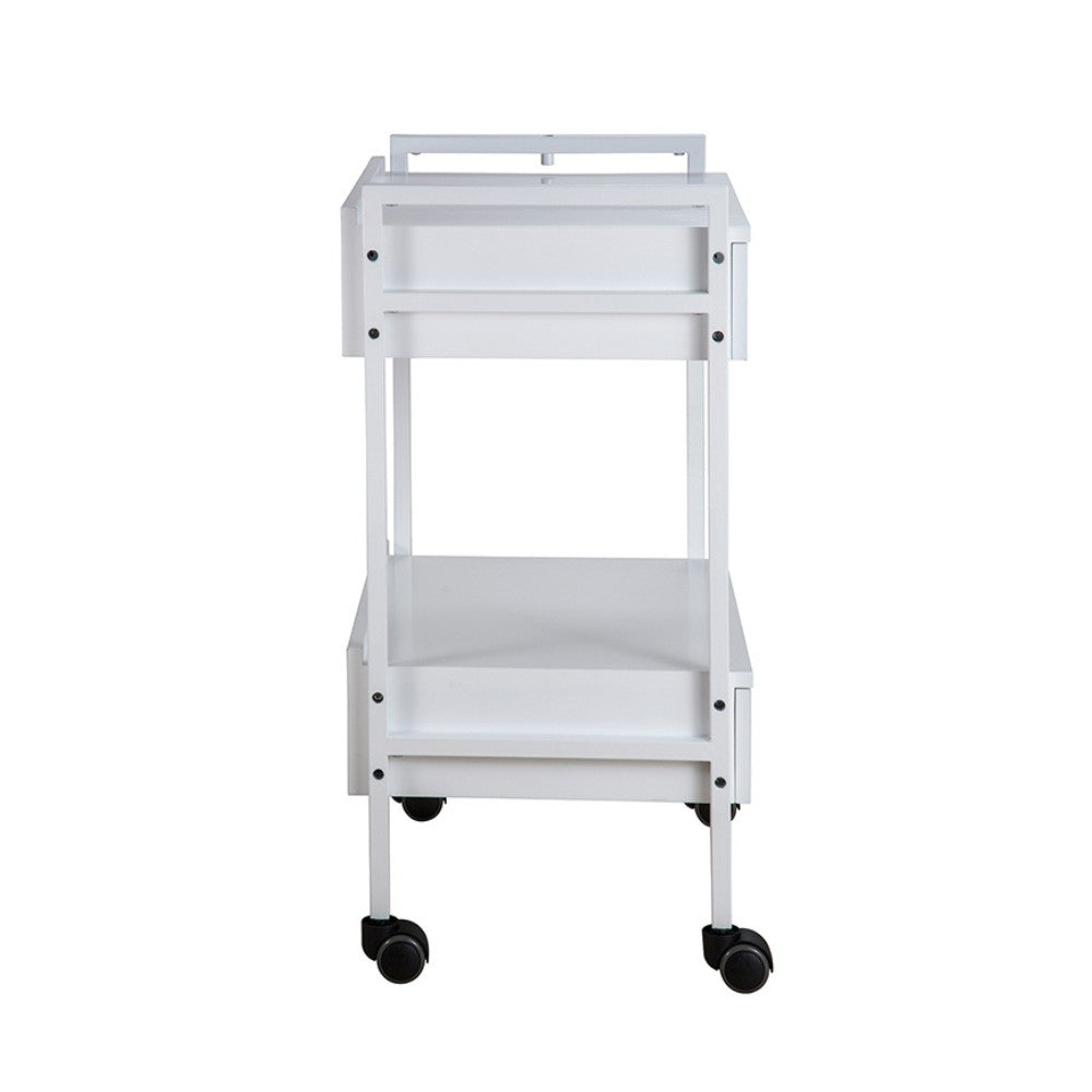 SilverFox 1019 Trolley Table with Lockable Drawers