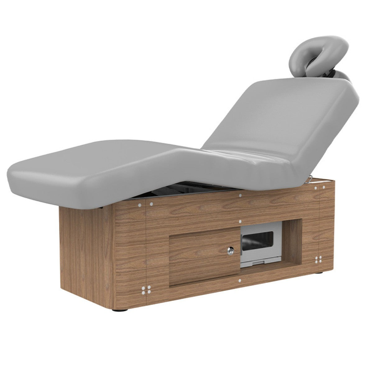 SilverFox 2285B Three-Motor Electric Spa and Treatment Table with Storage Cabinet