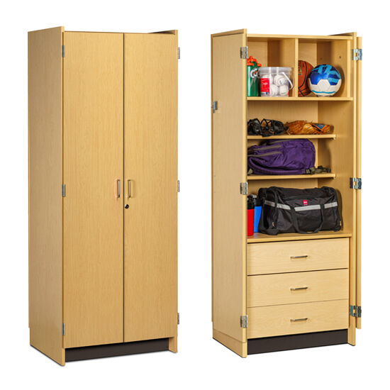 Clinton 5240-S Tall Cabinet with 3 Drawers