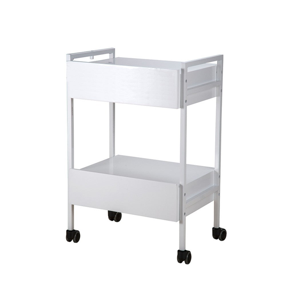 SilverFox 1019 Trolley Table with Lockable Drawers