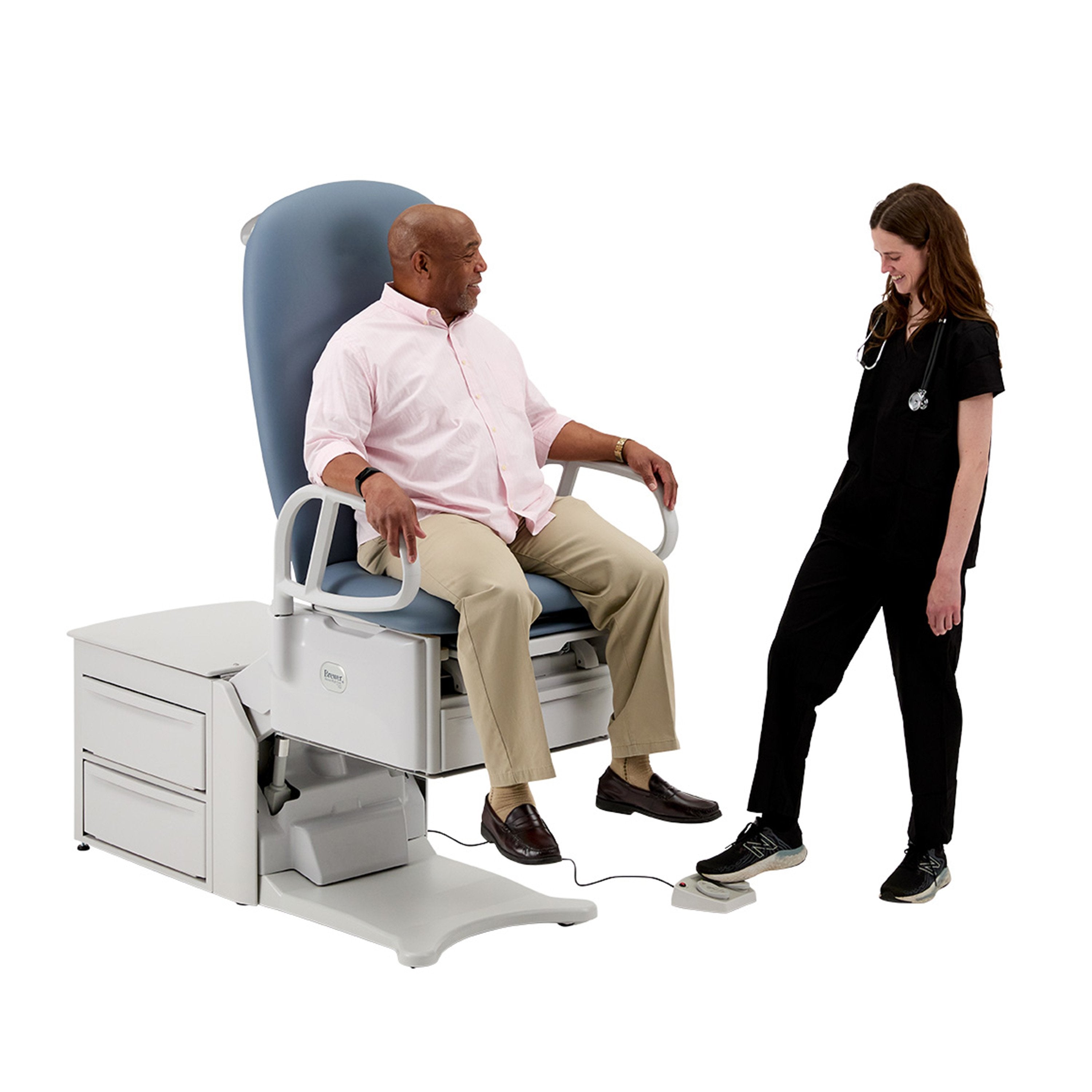 Brewer Access™ High-Low PLUS Power Exam Table with Power Back (450 lb. Weight Capacity)