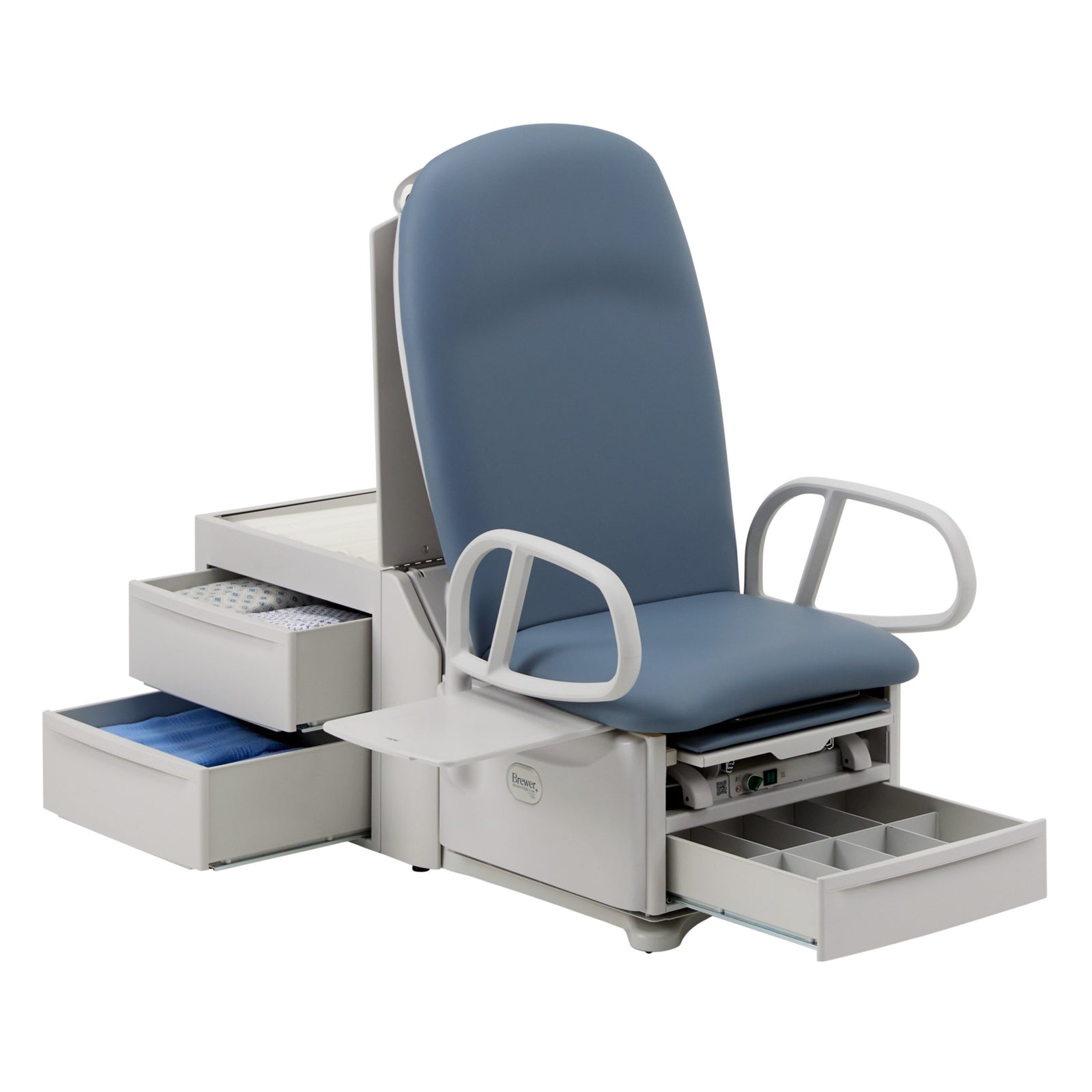 Brewer Access™ High-Low PLUS Power Exam Table with Power Back (450 lb. Weight Capacity)