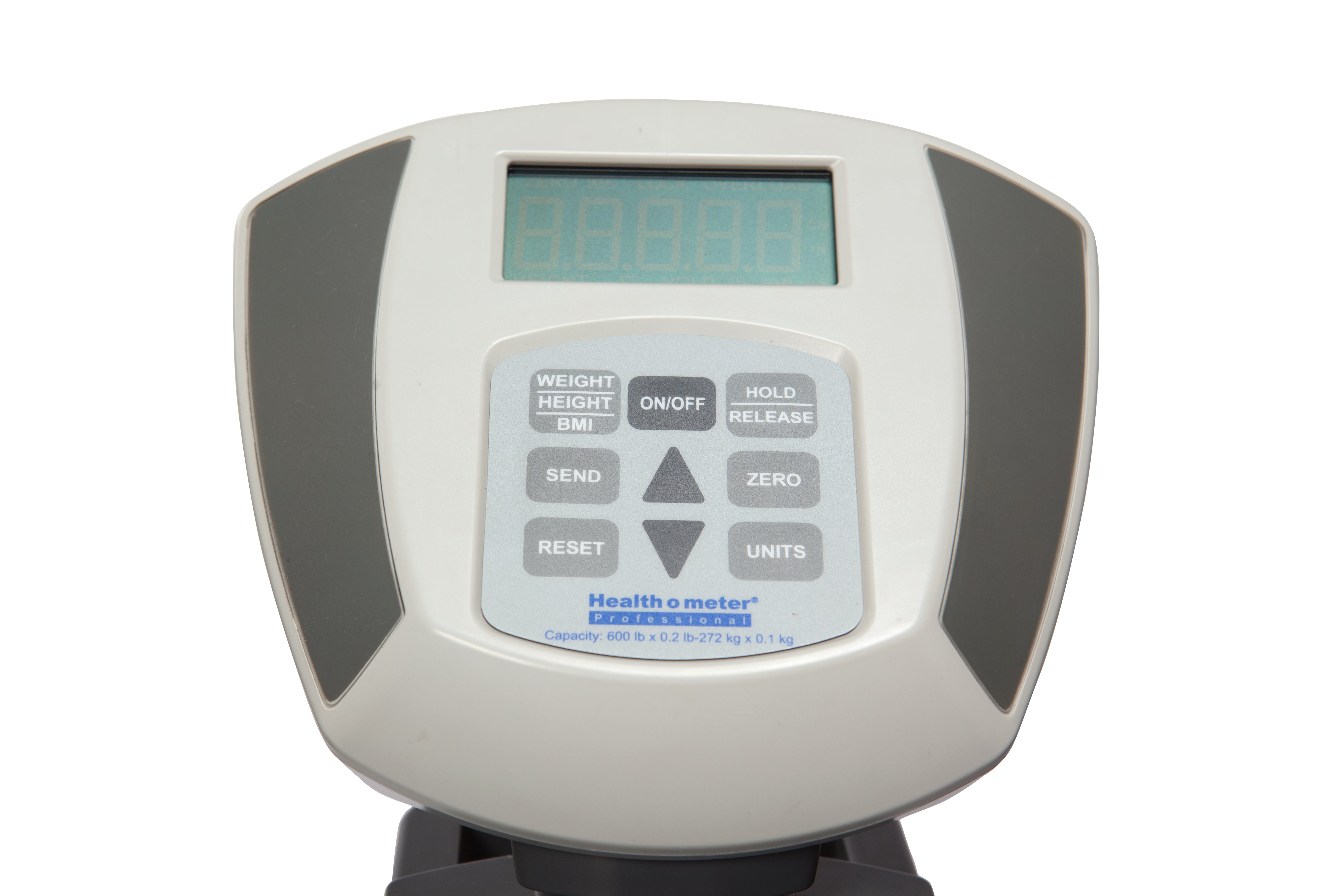 Health o meter 600 Heavy Duty Eye Level Digital Scale with Integral Digital Height Rod | QuinceMedical.com