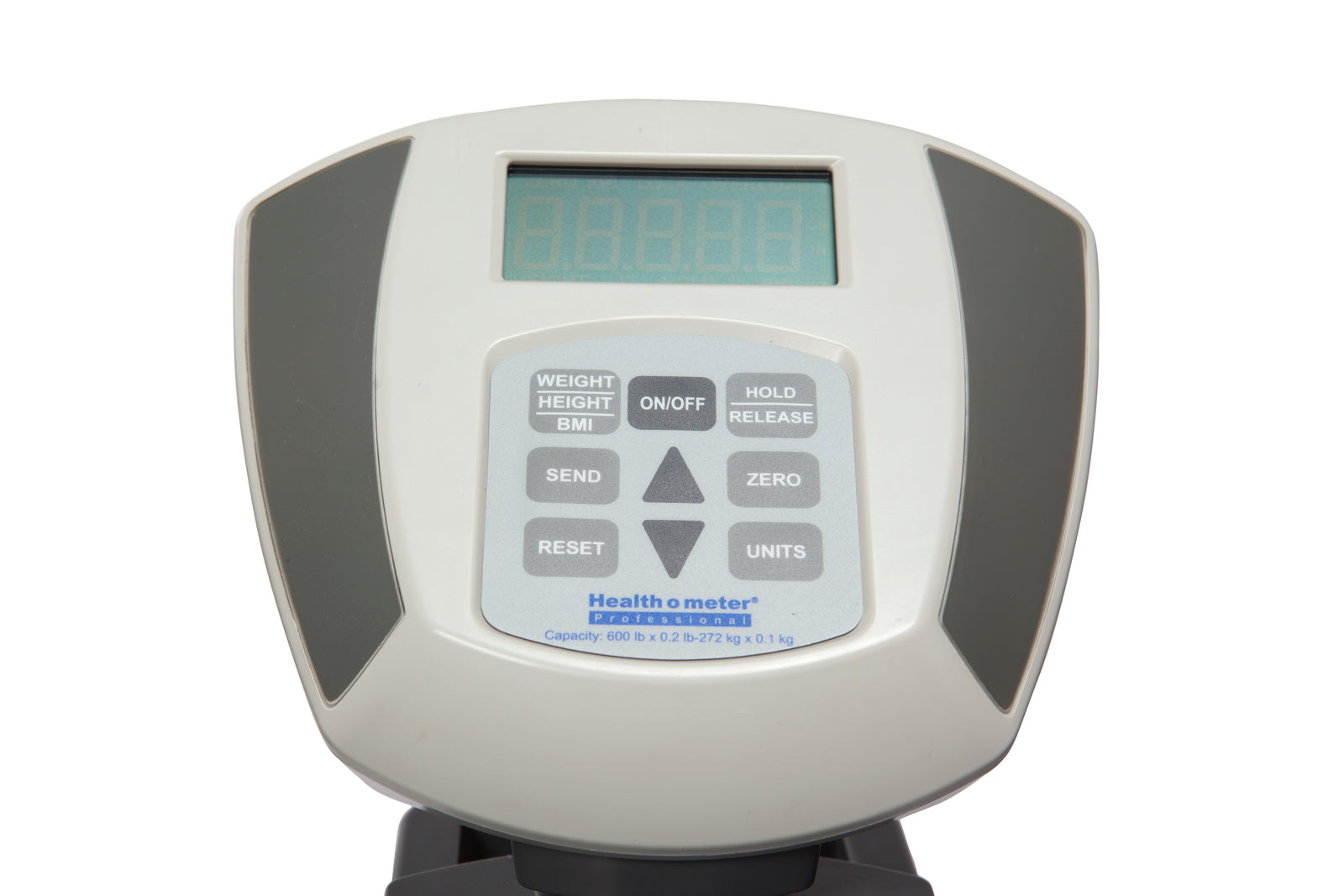 Health o meter 600 Heavy Duty Eye Level Digital Scale with Integral Digital Height Rod | QuinceMedical.com