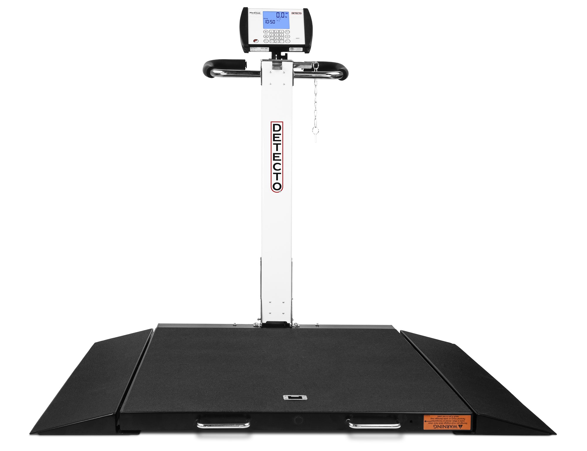 Wheelchair Scale, Portable, Digital, Folding Column, 1000 lb x .2 lb, 32 in. x 36 in.