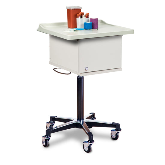 Clinton 67200 Two-Bin Phlebotomy Cart | QuinceMedical.com