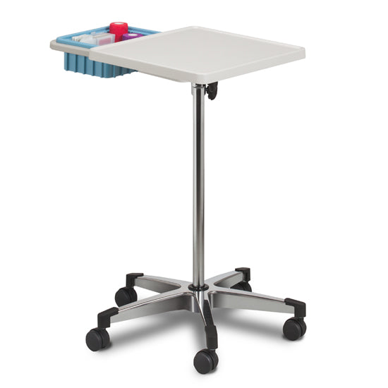 Clinton 6900-B Mobile Phlebotomy Work Station with Bin | QuinceMedical.com