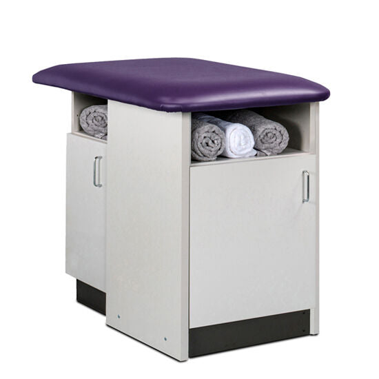Clinton 7181-42 42" Cabinet-style, Single Seat, Taping Station with Flat Top