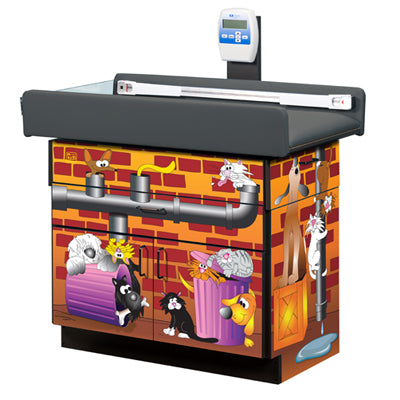 Clinton 7837 Alley Cats and Dogs Scale Table | QuinceMedical.com