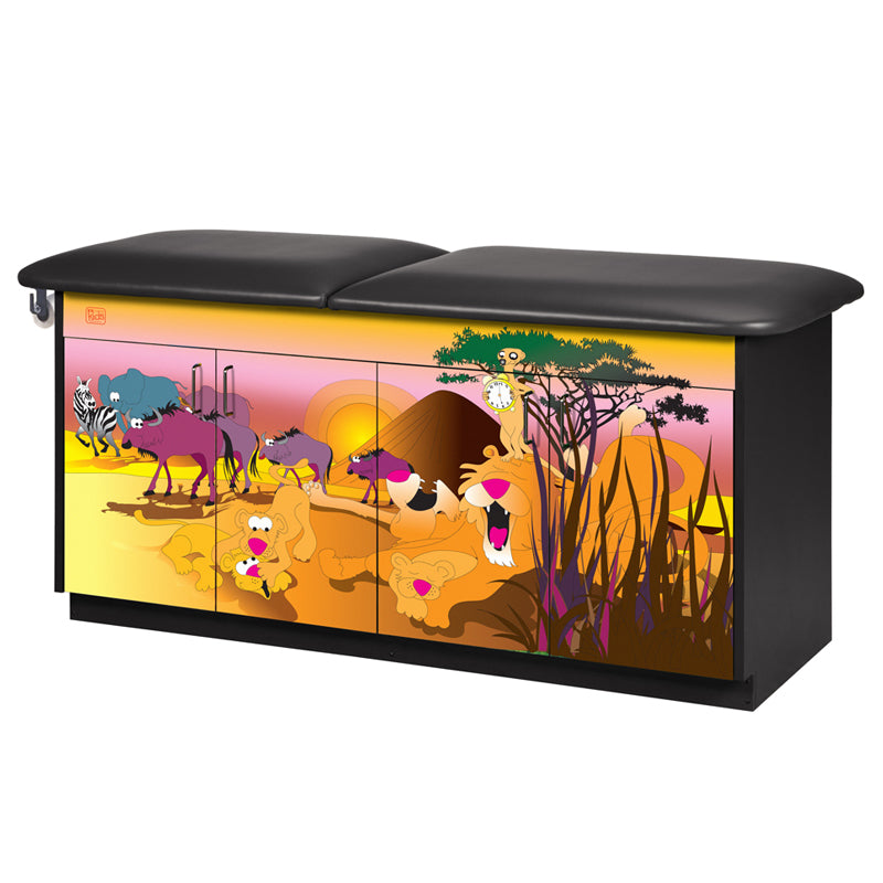 Clinton 7951 Serengeti Sunrise Treatment Table | QuinceMedical.com