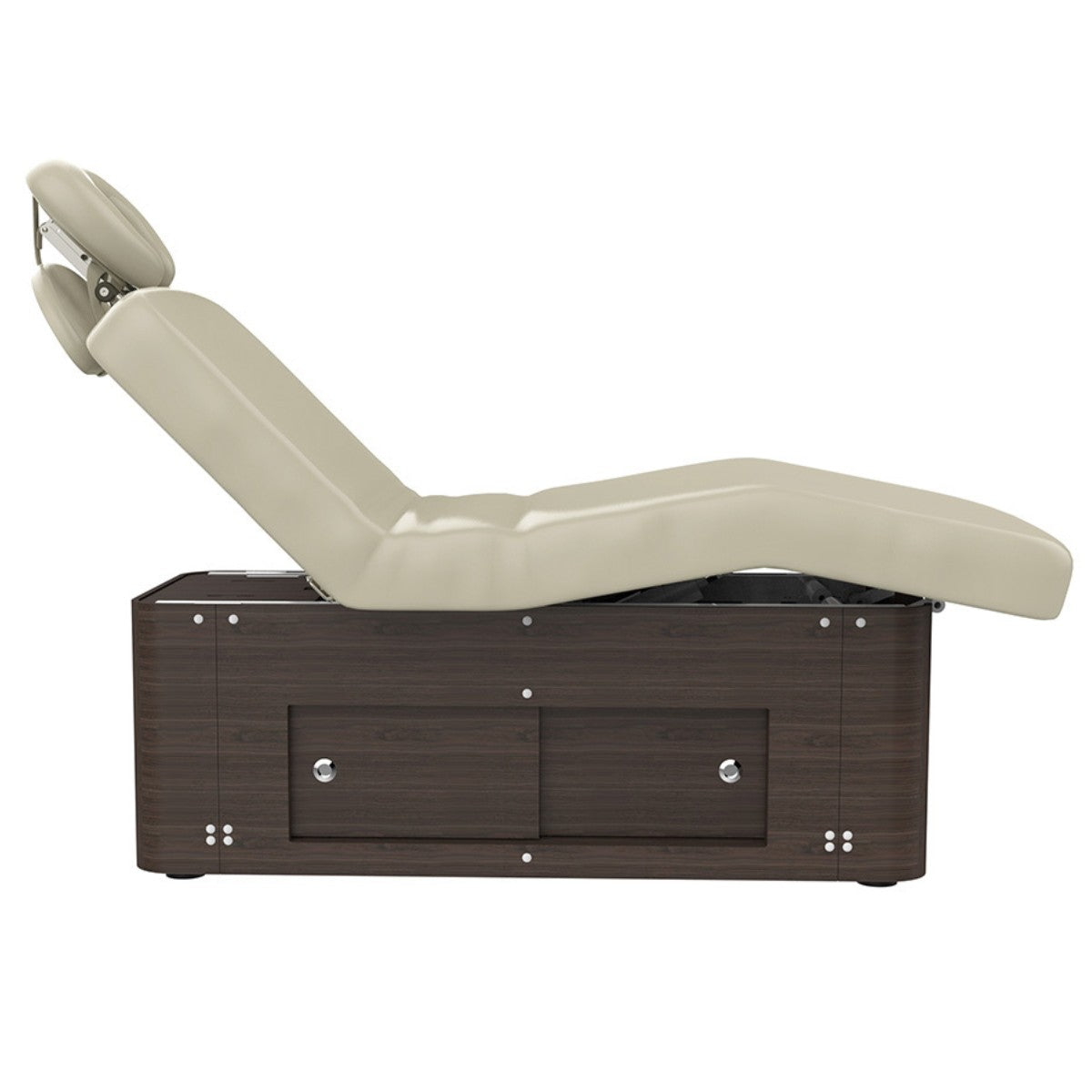 SilverFox 2285B Three-Motor Electric Spa and Treatment Table with Storage Cabinet