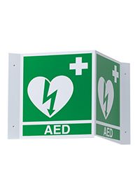 Zoll ILCOR 3-D Wall Sign (AED)