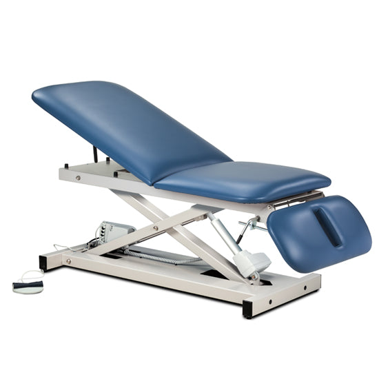 Power 500 Open Base Power Table with Adjust. Backrest and Drop Section