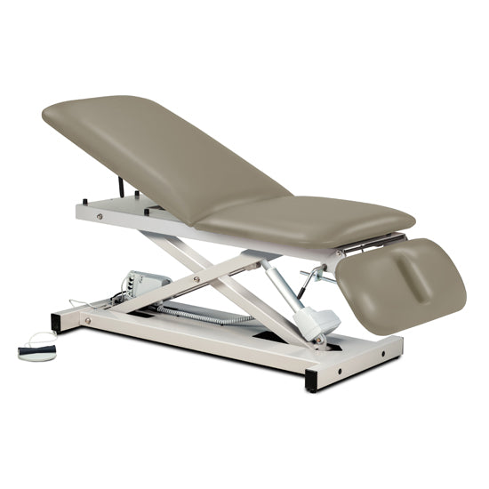 Power 500 Open Base Power Table with Adjust. Backrest and Drop Section