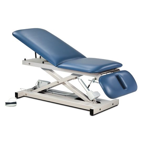 Power 500 Open Base Power Table with Adjust. Backrest and Drop Section