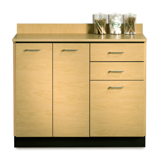 Clinton 8042 Base Cabinet with 3 Doors and 2 Drawers | QuinceMedical.com