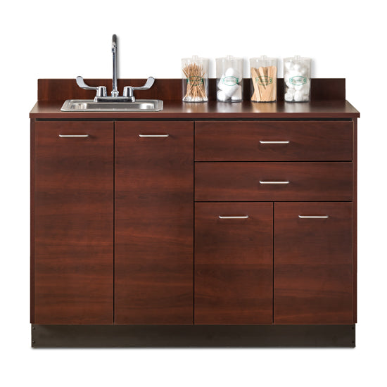 Clinton 8048 Base Cabinet with 4 Doors and 2 Drawers | QuinceMedical.com