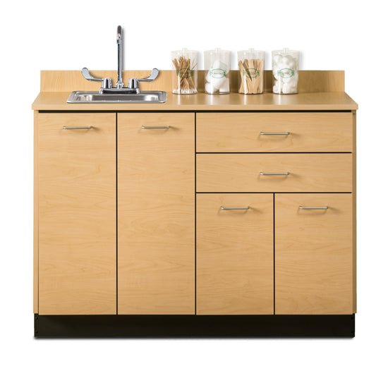 Clinton 8048 Base Cabinet with 4 Doors and 2 Drawers | QuinceMedical.com