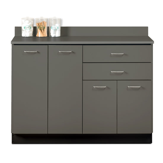Clinton 8048 Base Cabinet with 4 Doors and 2 Drawers | QuinceMedical.com