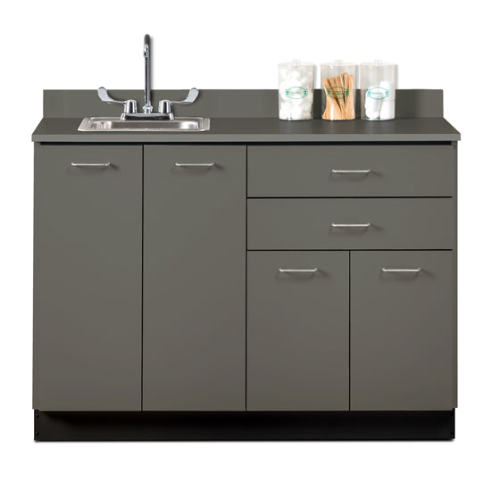Clinton 8048 Base Cabinet with 4 Doors and 2 Drawers | QuinceMedical.com