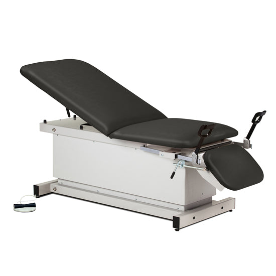 Shrouded, Power Table with Stirrups, Adjustable Backrest and Footrest