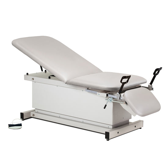 Shrouded, Power Table with Stirrups, Adjustable Backrest and Footrest