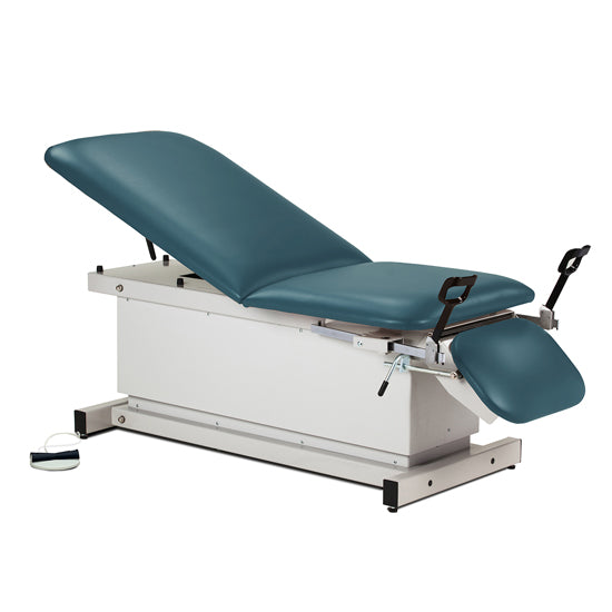 Shrouded, Power Table with Stirrups, Adjustable Backrest and Footrest