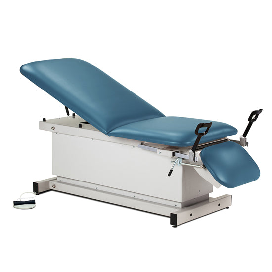 Shrouded, Power Table with Stirrups, Adjustable Backrest and Footrest