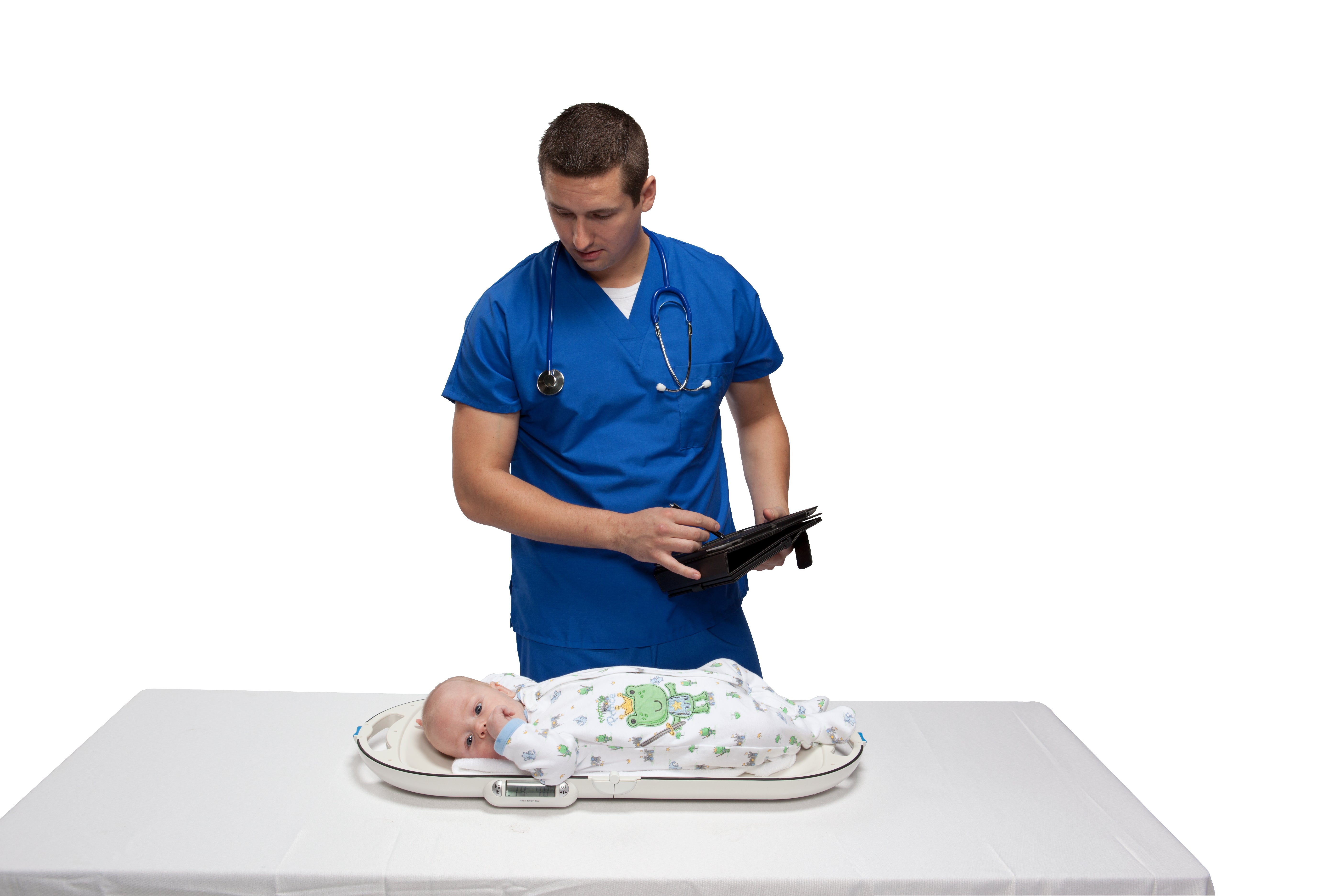 Health o meter 8320KL Digital Portable Pediatric Tray Scale | QuinceMedical.com