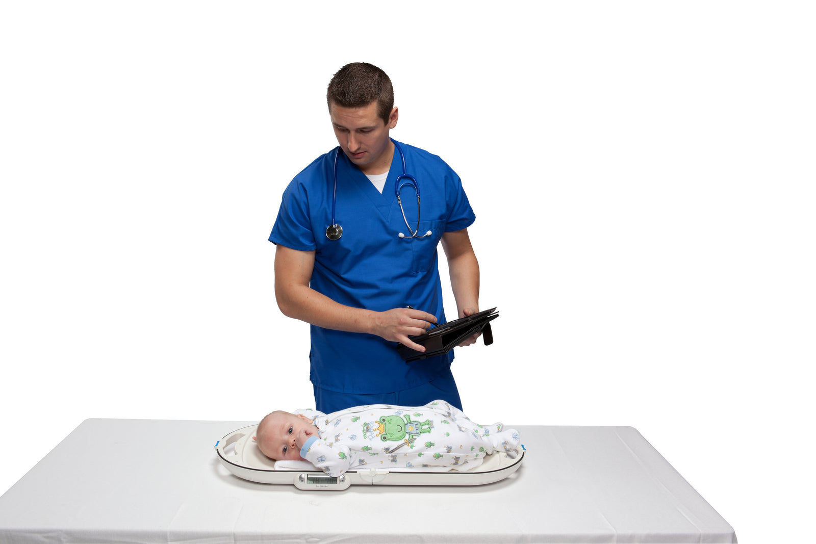 Health o meter 8320KL Digital Portable Pediatric Tray Scale | QuinceMedical.com