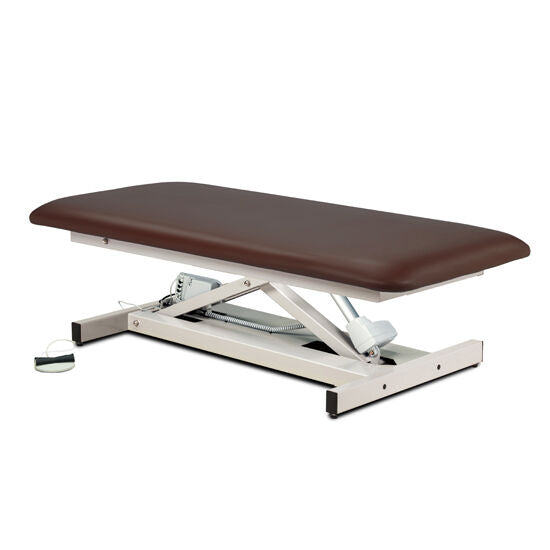 Clinton 84100 Power 600, Extra Wide, Open Base, Straight Top Power Table