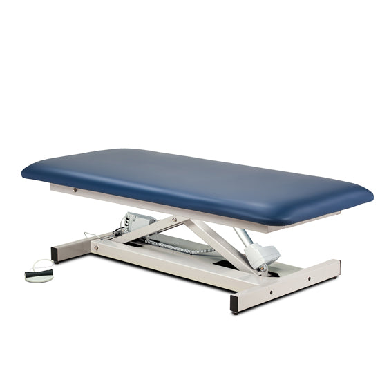 Clinton 84100 Power 600, Bariatric, Open Base, Extra Wide, Straight Top Power Table | QuinceMedical.com