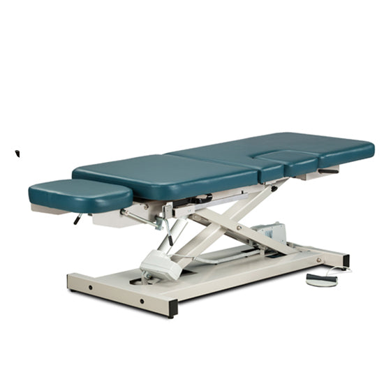 Clinton 85309 Open Base, Power Imaging Table with 3 Section Top | QuinceMedical.com