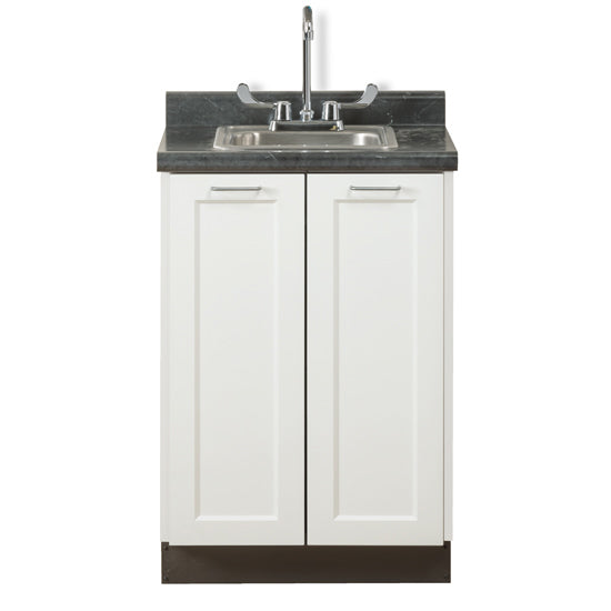 Clinton 8624 Fashion Finish 24" Base Cabinet with 2 Doors | QuinceMedical.com