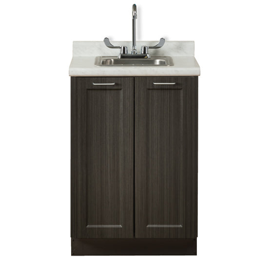 Clinton 8624 Fashion Finish 24" Base Cabinet with 2 Doors | QuinceMedical.com