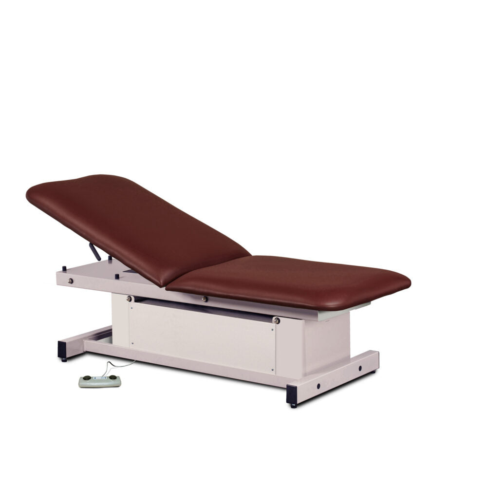Clinton 87200 Power-Glide, Hi-Lo, Treatment Table with Adjustable Backrest