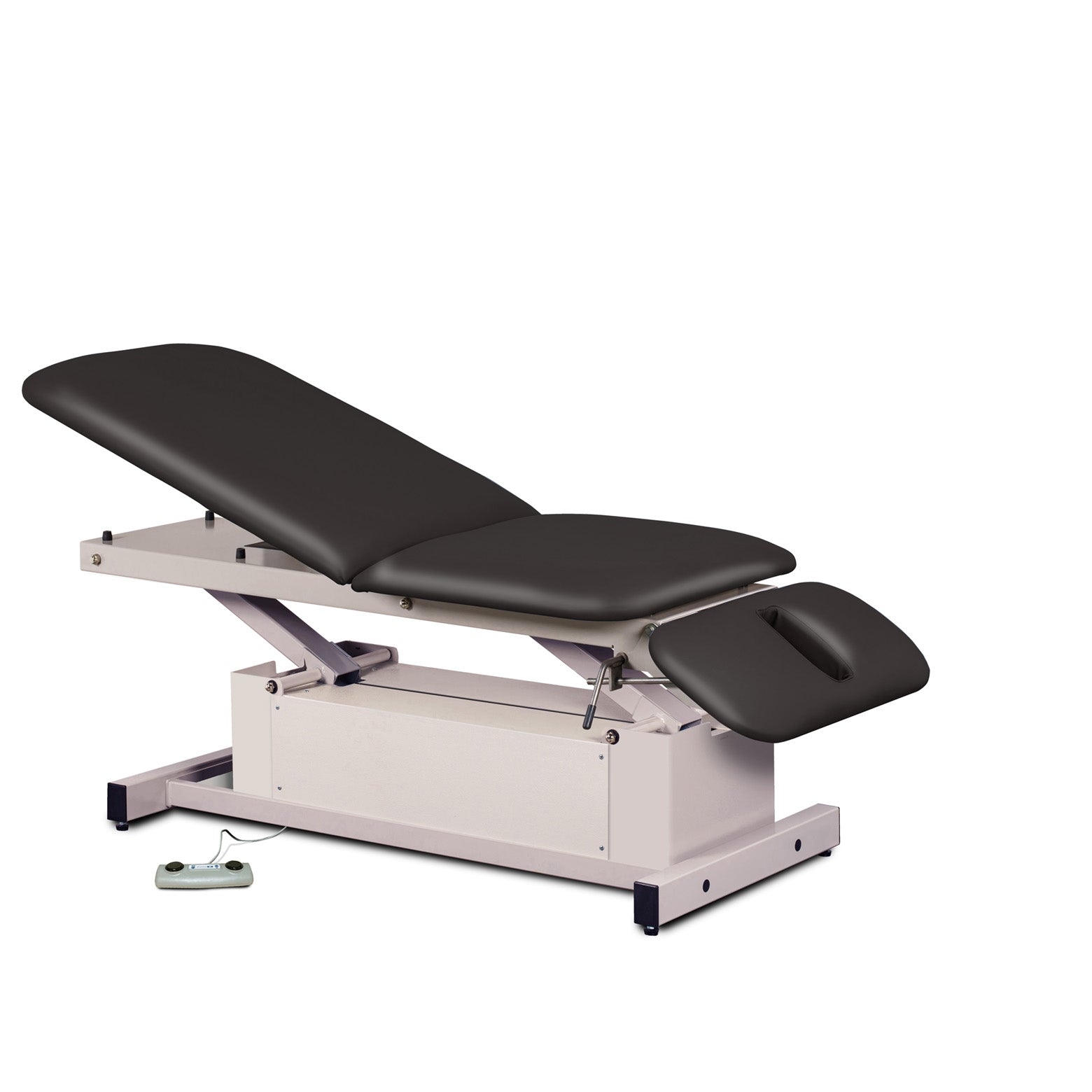 Clinton 87330 Power-Glide, Hi-Lo, Treatment Table with Adjustable Backrest & Drop Section