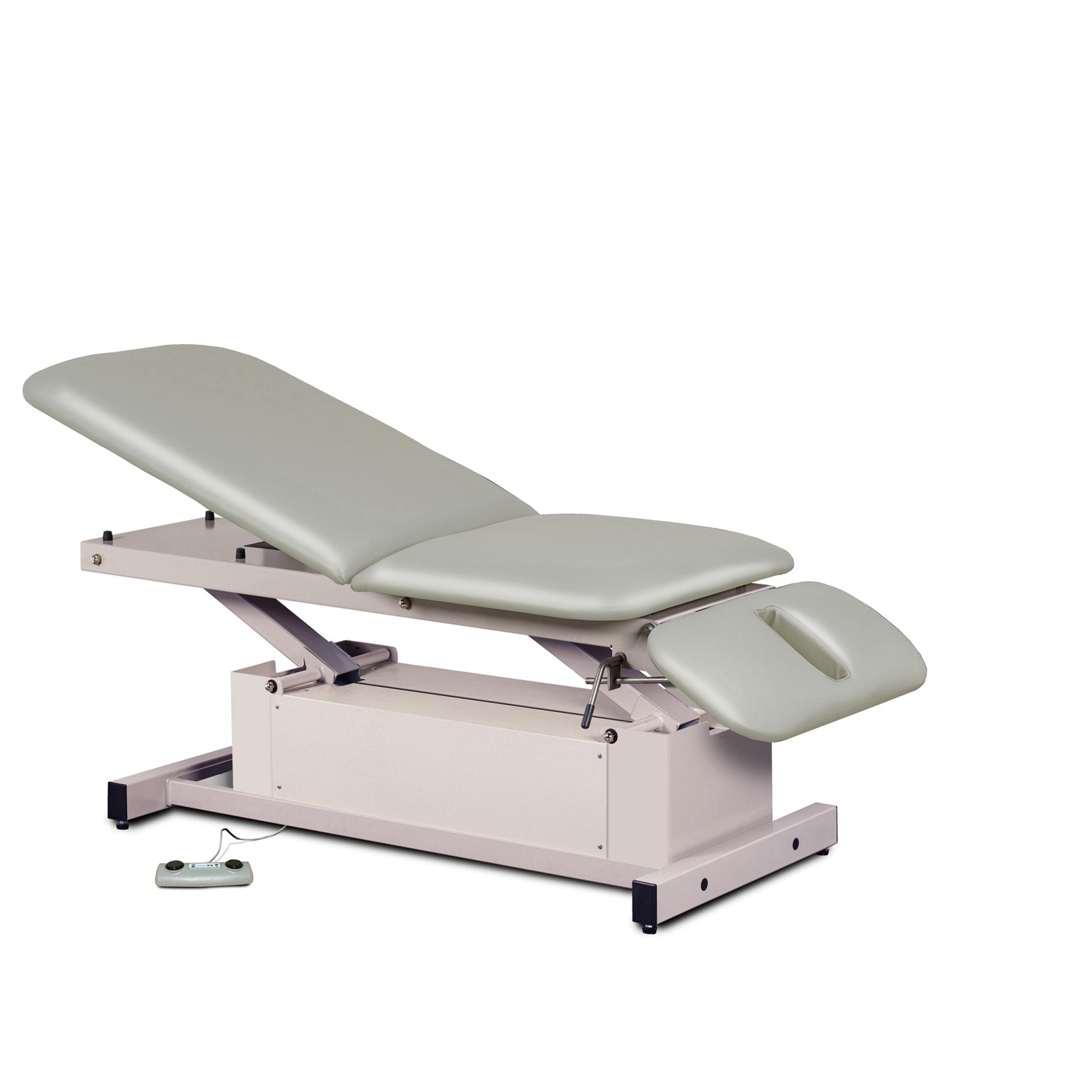 Clinton 87330 Power-Glide, Hi-Lo, Treatment Table with Adjustable Backrest & Drop Section