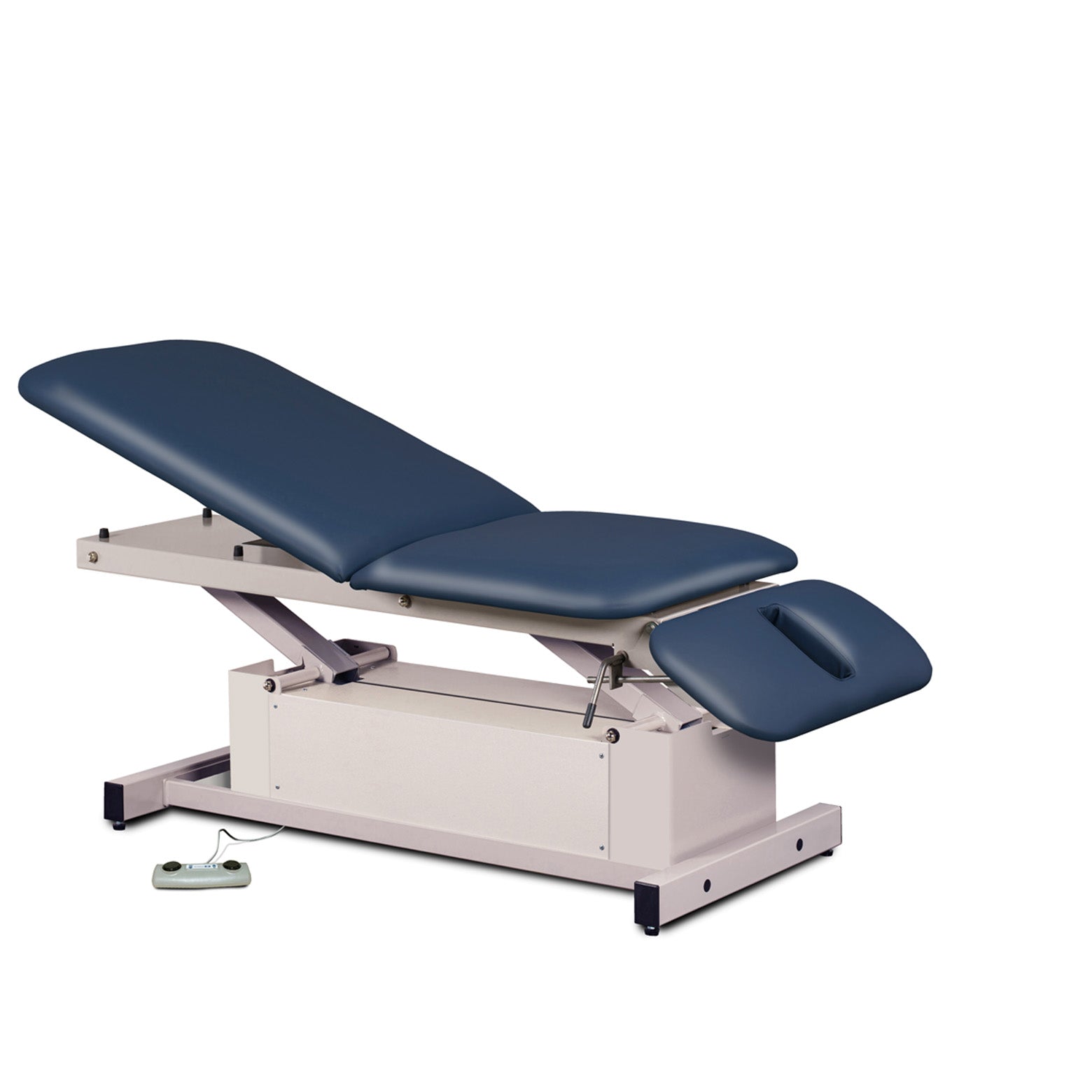Clinton 87330 Power-Glide, Hi-Lo, Treatment Table with Adjustable Backrest & Drop Section