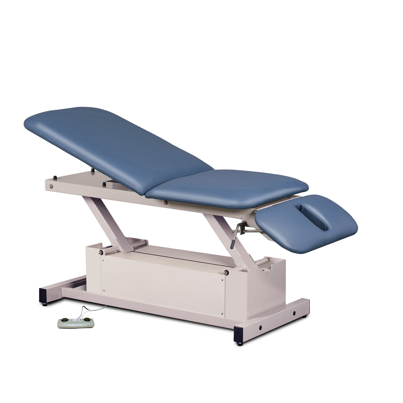 Clinton 87330 Power-Glide, Hi-Lo, Treatment Table with Adjustable Backrest & Drop Section