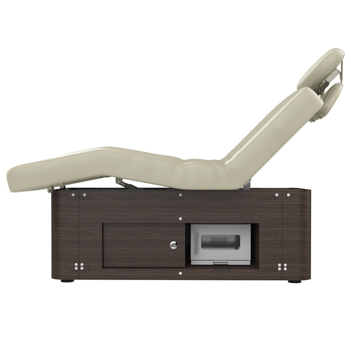 SilverFox 2285B Three-Motor Electric Spa and Treatment Table with Storage Cabinet