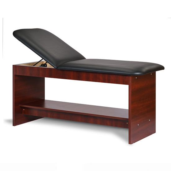 Clinton 91020 Panel Leg Series, Treatment Table with Full Shelf | QuinceMedical.com