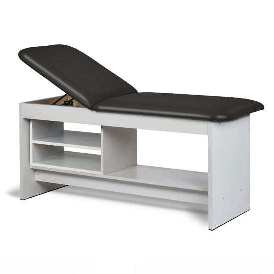 Clinton 91030 Panel Leg Series, Treatment Table with Shelving
